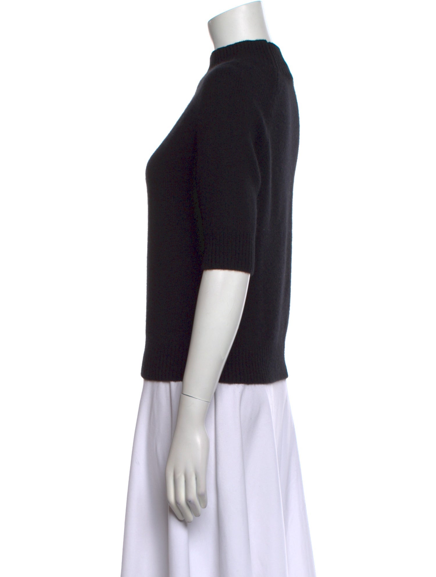 Theory Cashmere Mock Neck Sweater