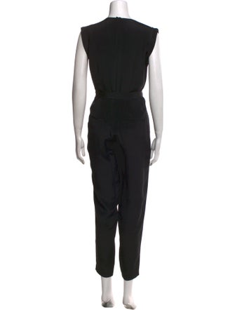 Theory Silk V-Neck Jumpsuit