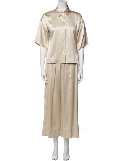 Theory Silk Pant Set