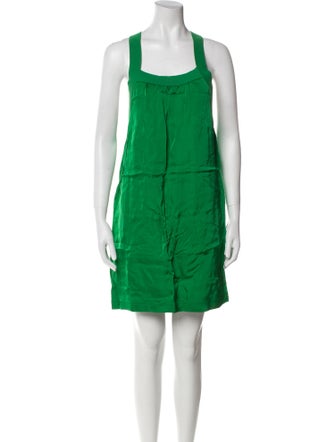 Theory Square Neckline Mini Dress