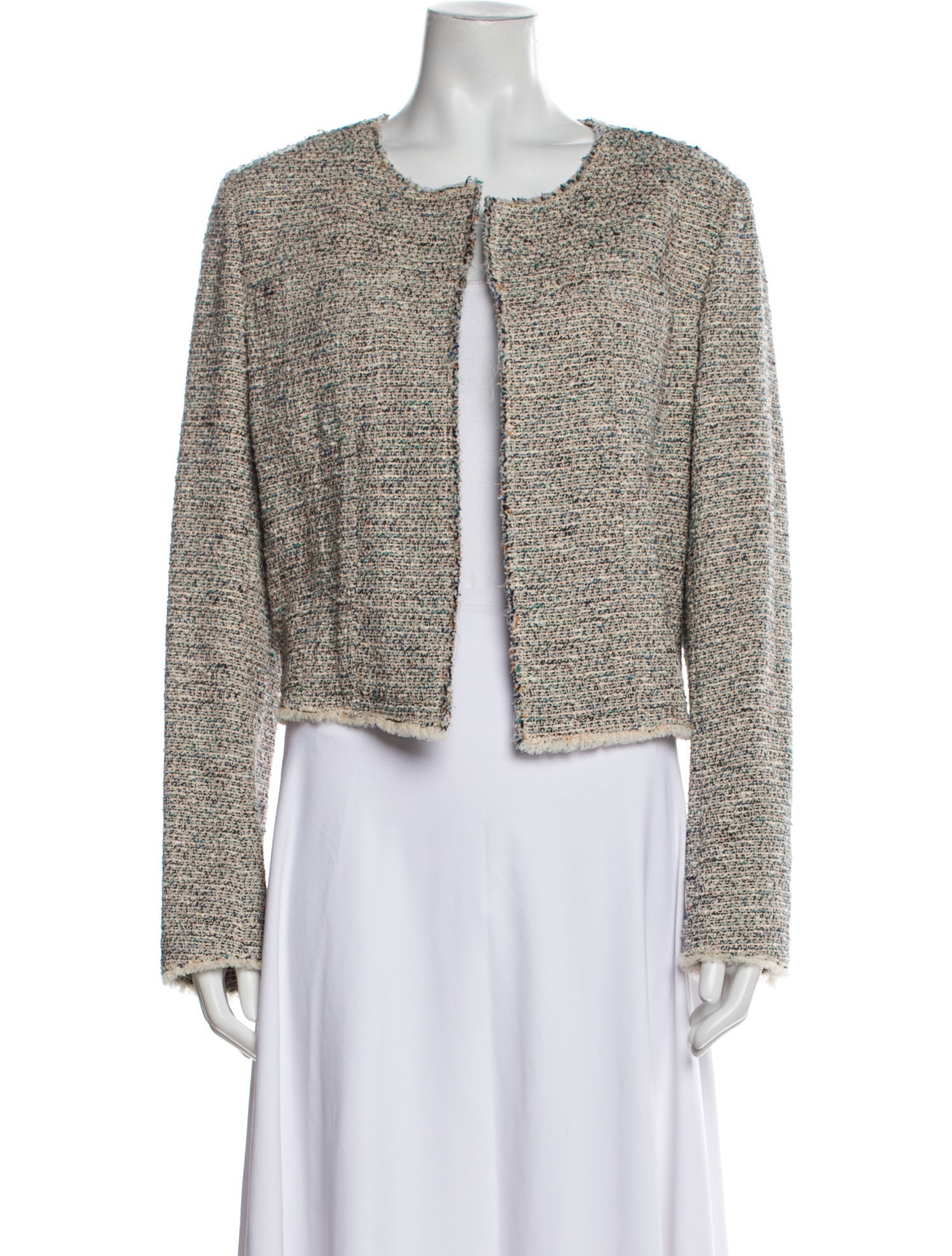 Theory Tweed Pattern Evening Jacket