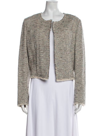 Theory Tweed Pattern Evening Jacket