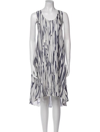 Theory Silk Midi Length Dress