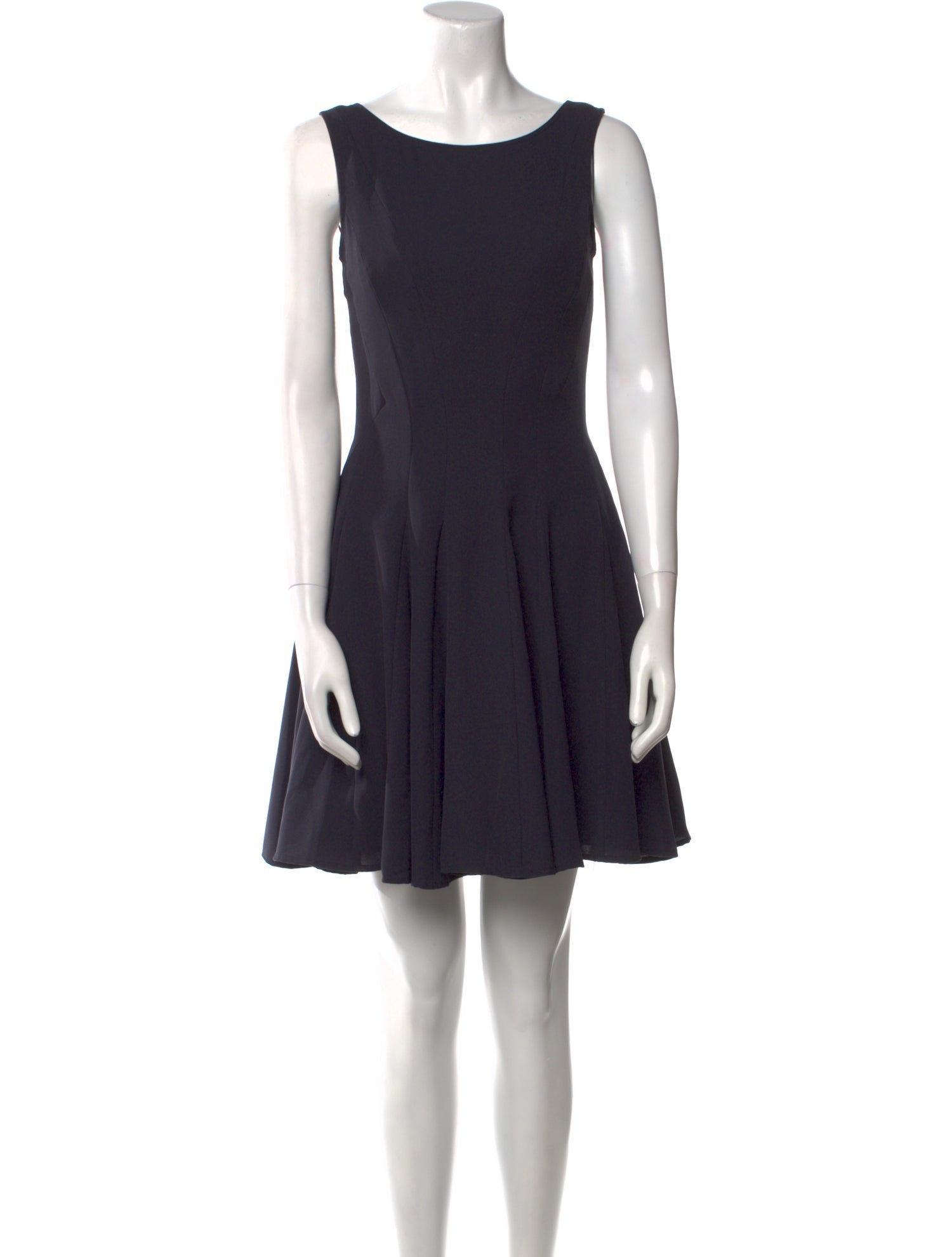Theory Bateau Neckline Mini Dress