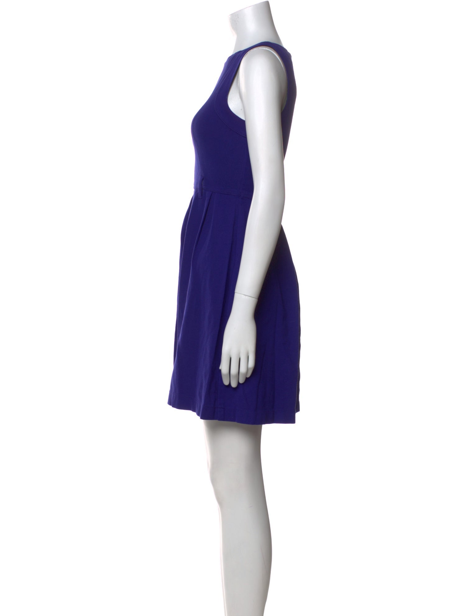 Theory Bateau Neckline Mini Dress