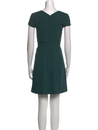 Theory V-Neck Mini Dress