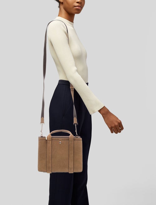 Theory Nubuck Top Handle Bag