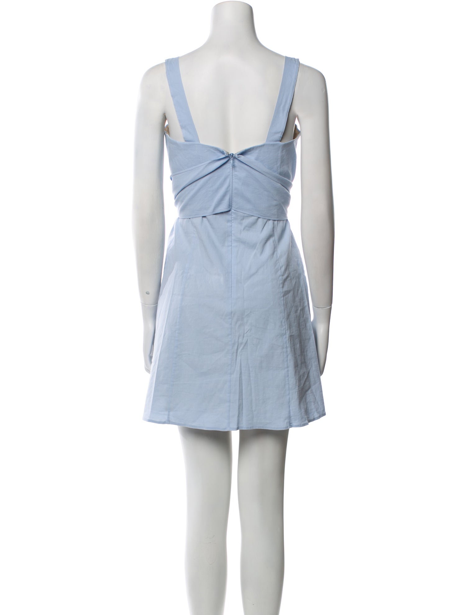 Theory Square Neckline Mini Dress