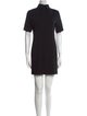 Theory Mock Neck Mini Dress