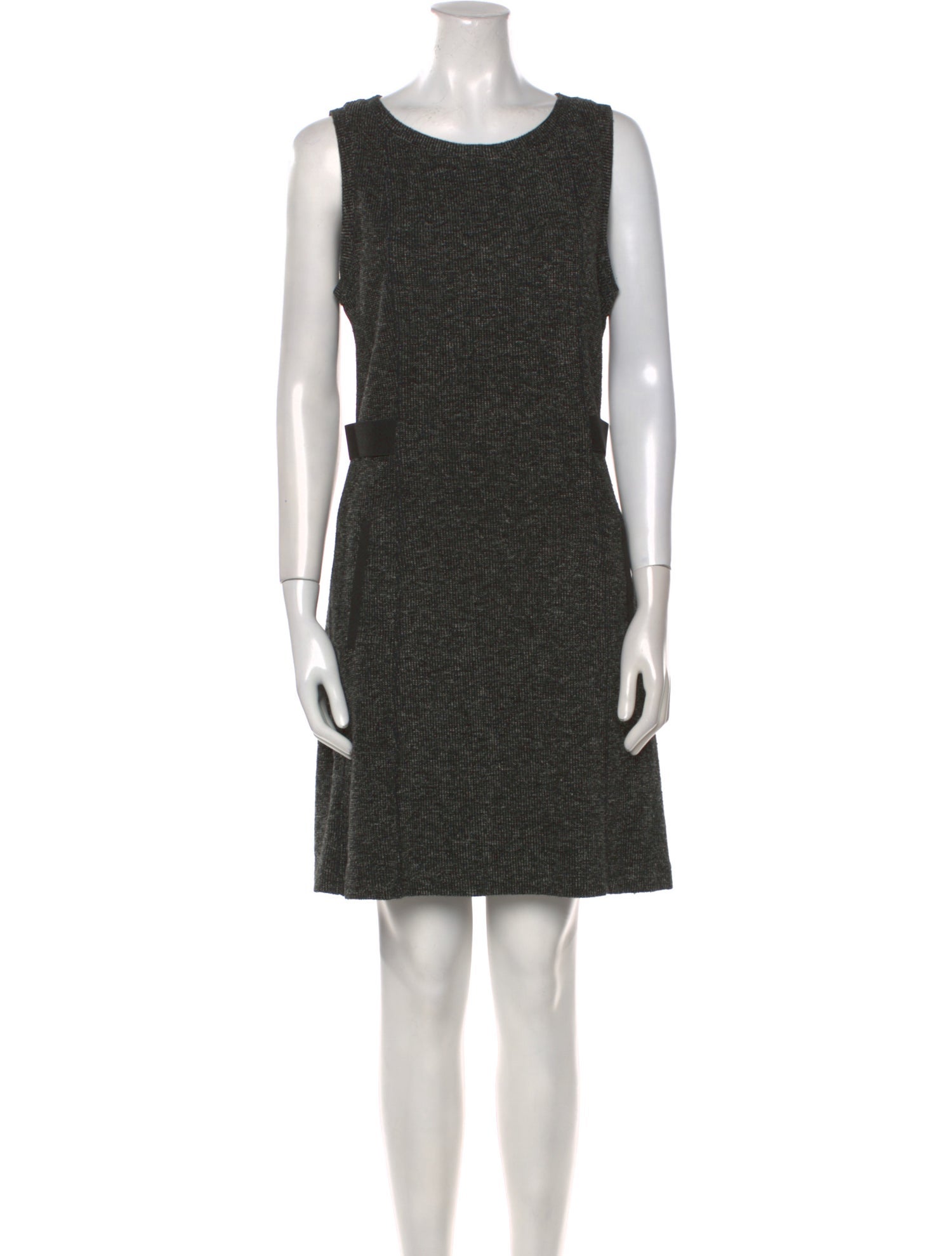 Theory Bateau Neckline Mini Dress