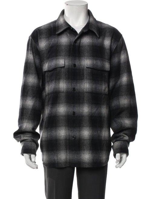 Theory Plaid Print Jacket