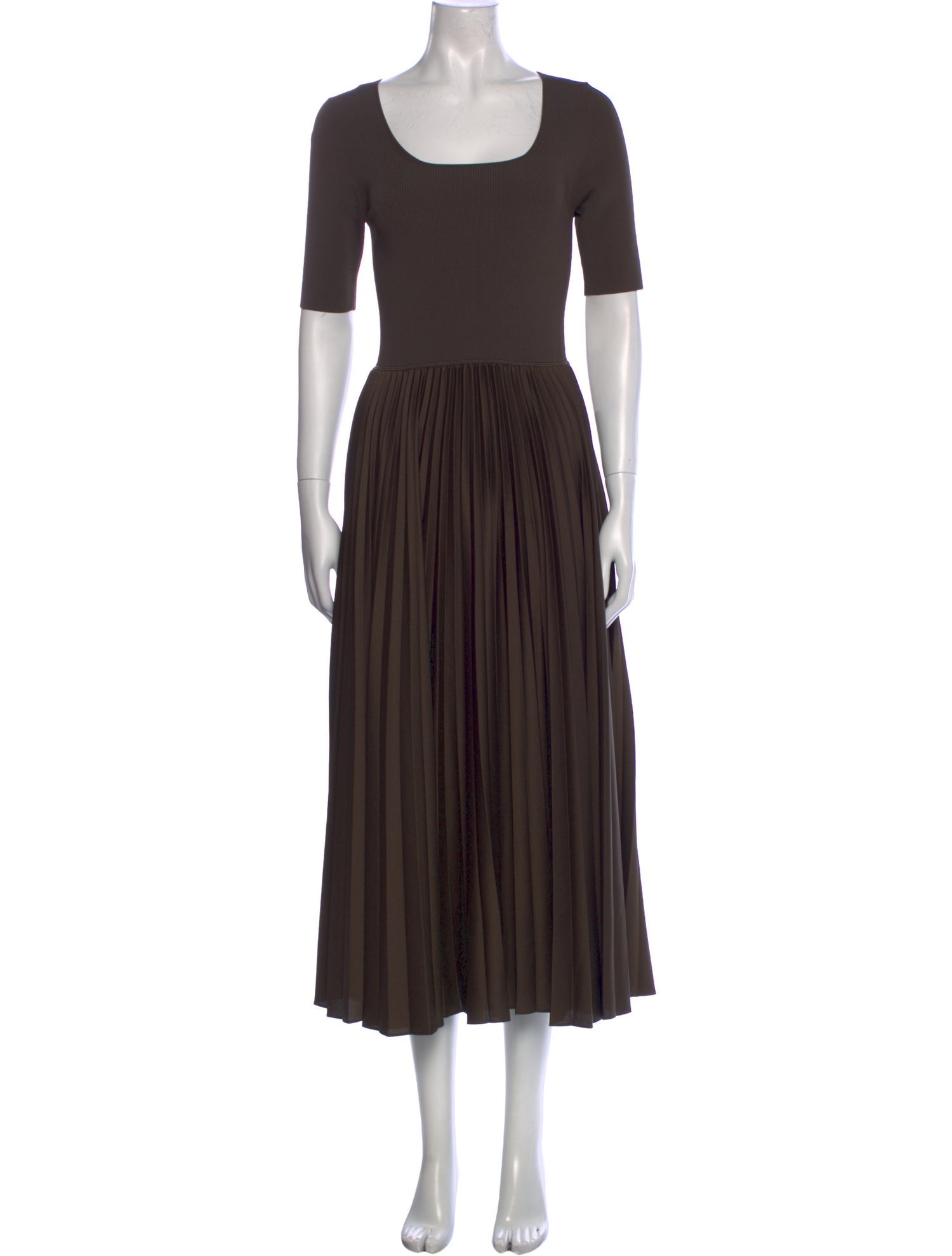 Theory Square Neckline Long Dress