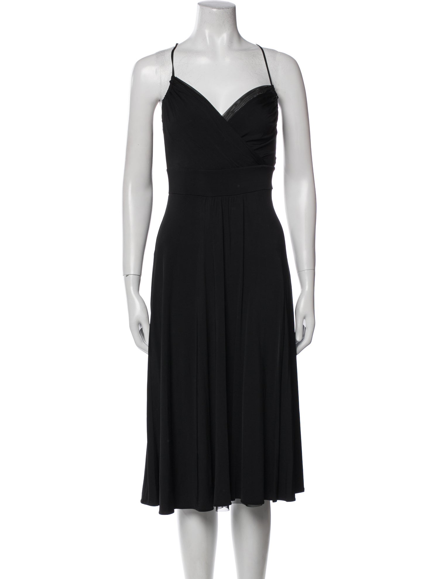 Theory V-Neck Midi Length Dress