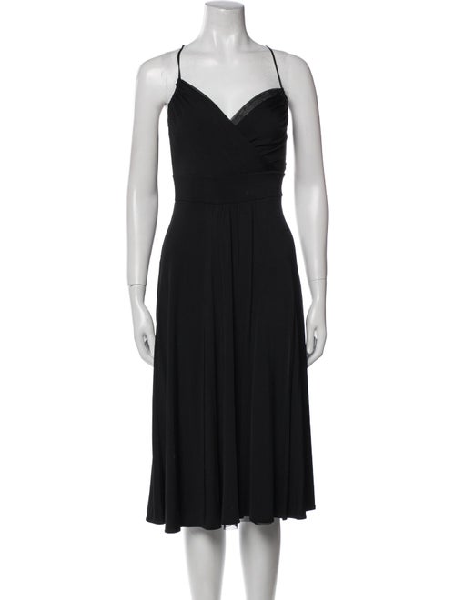 Theory V-Neck Midi Length Dress