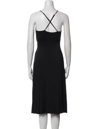 Theory V-Neck Midi Length Dress