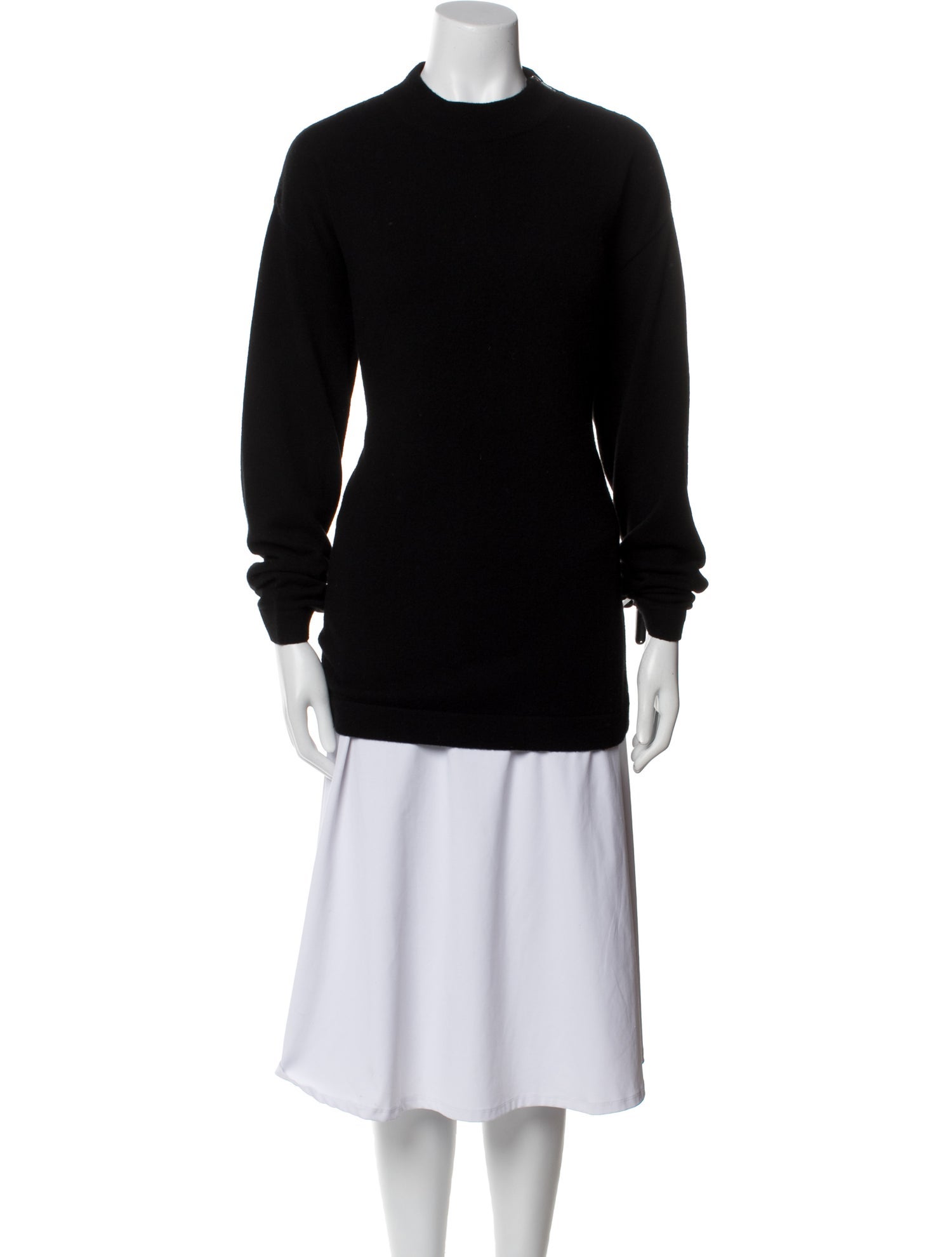 Theory Cashmere Mock Neck Sweater