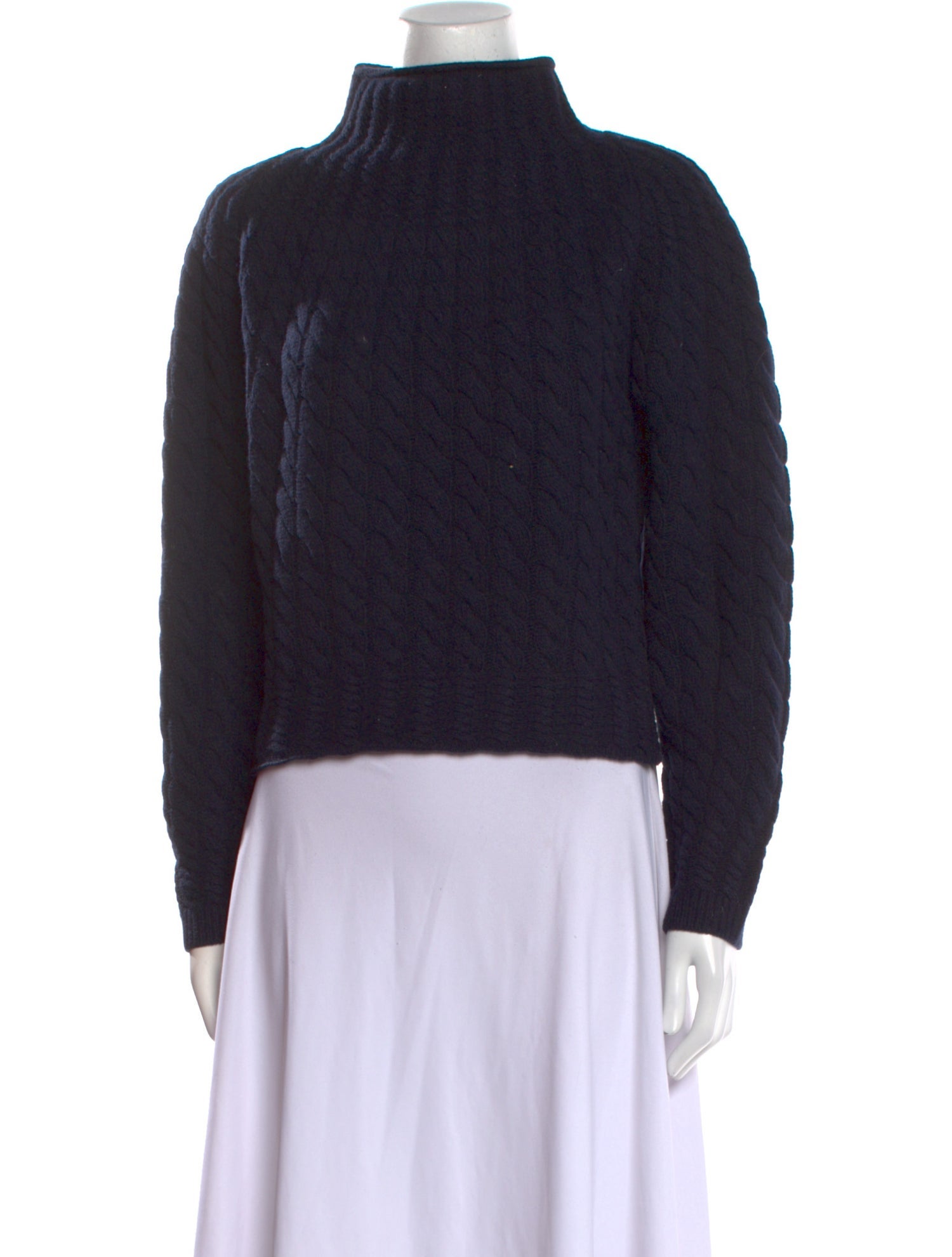Theory Wool Mock Neck Sweater