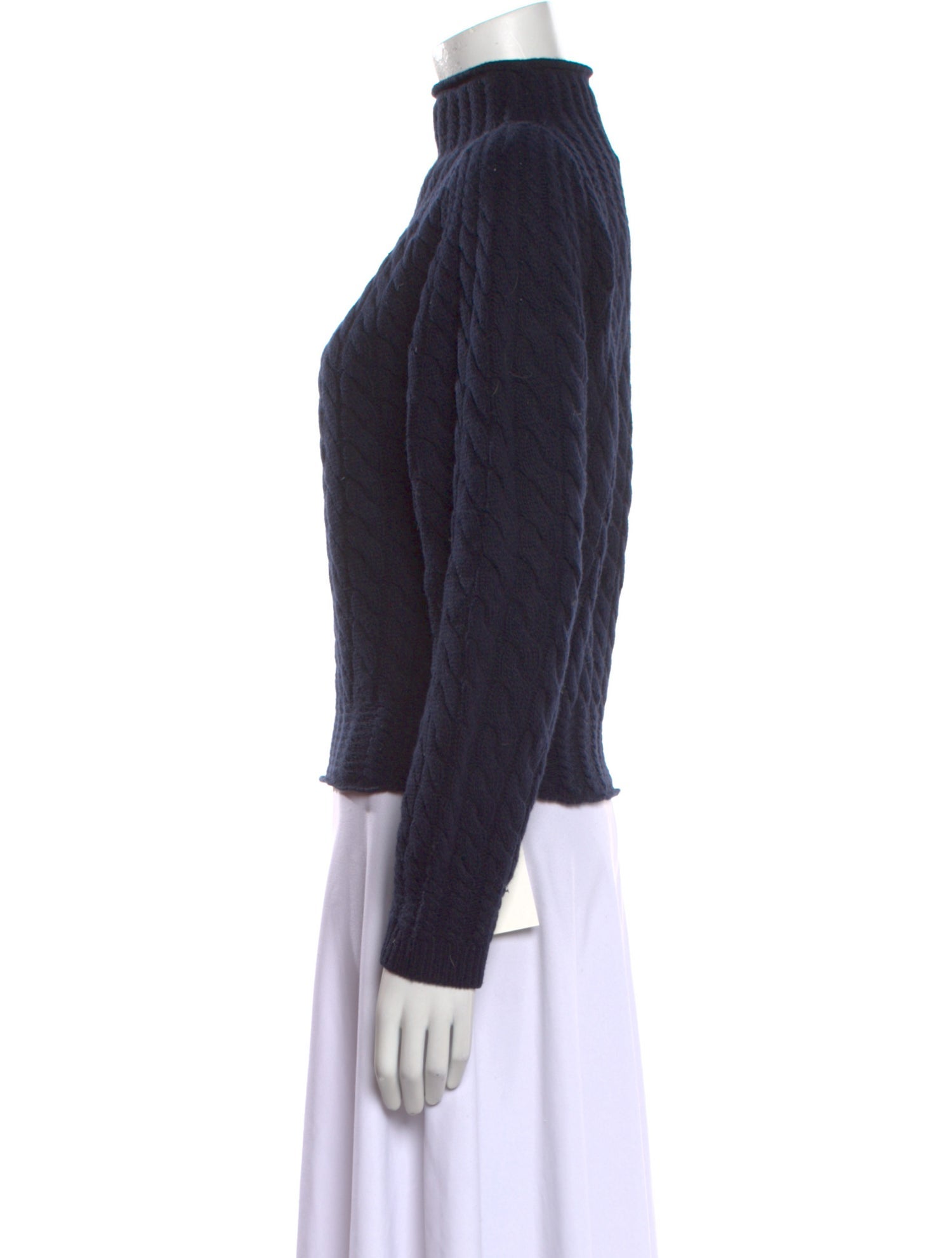 Theory Wool Mock Neck Sweater