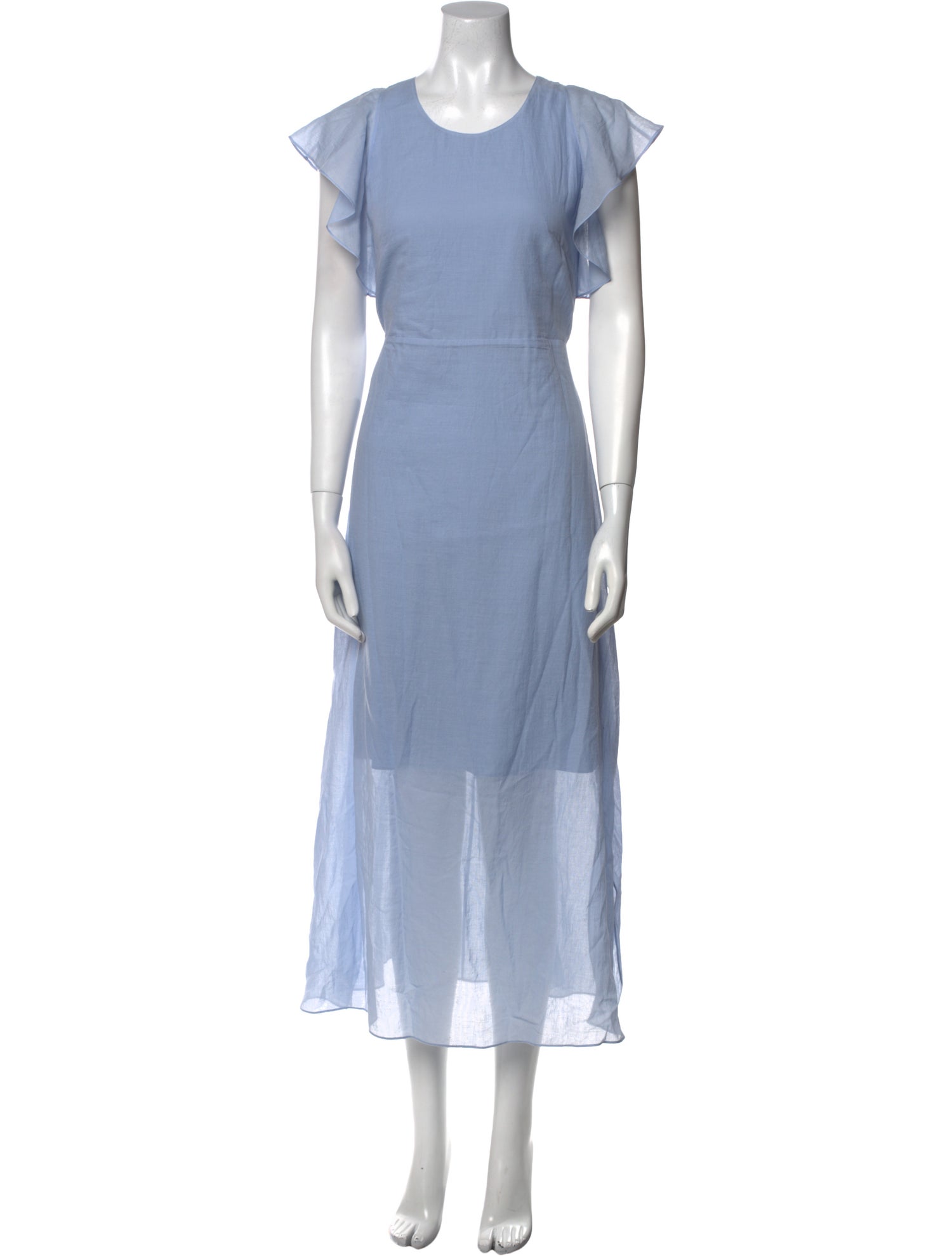 Theory Crew Neck Long Dress