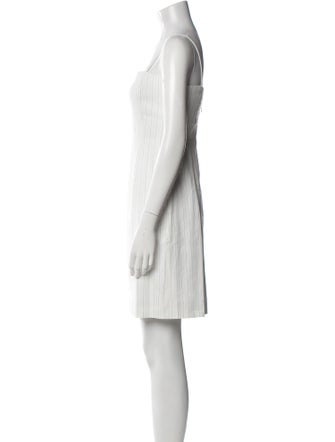 Theory Square Neckline Mini Dress