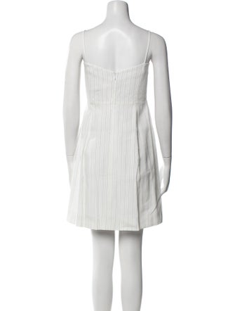 Theory Square Neckline Mini Dress