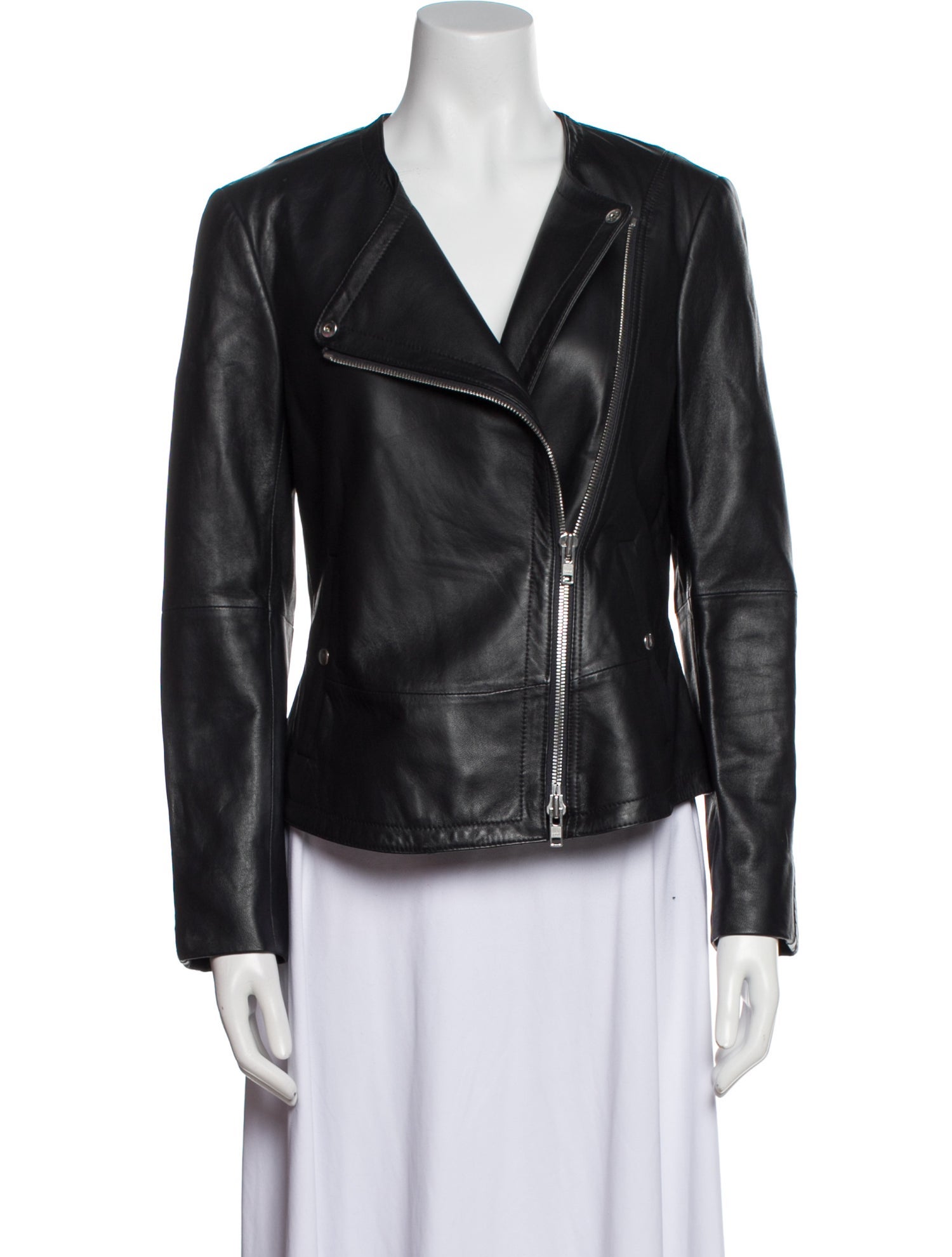 Theory Leather Biker Jacket