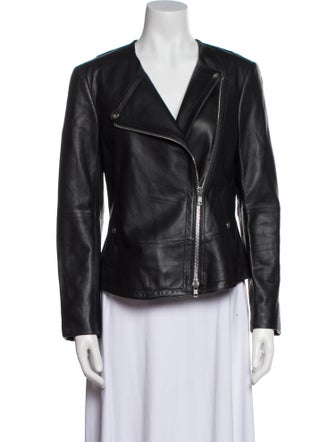 Theory Leather Biker Jacket