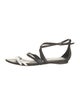 Theory Leather Slingback Sandals