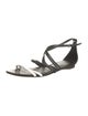 Theory Leather Slingback Sandals