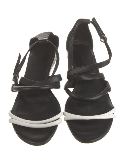 Theory Leather Slingback Sandals