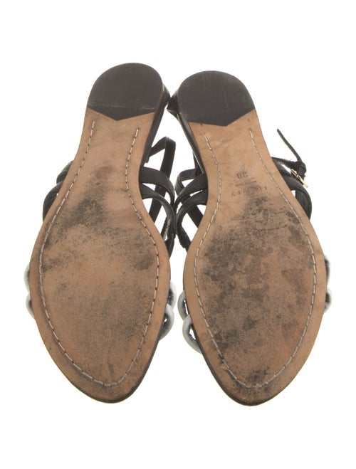 Theory Leather Slingback Sandals