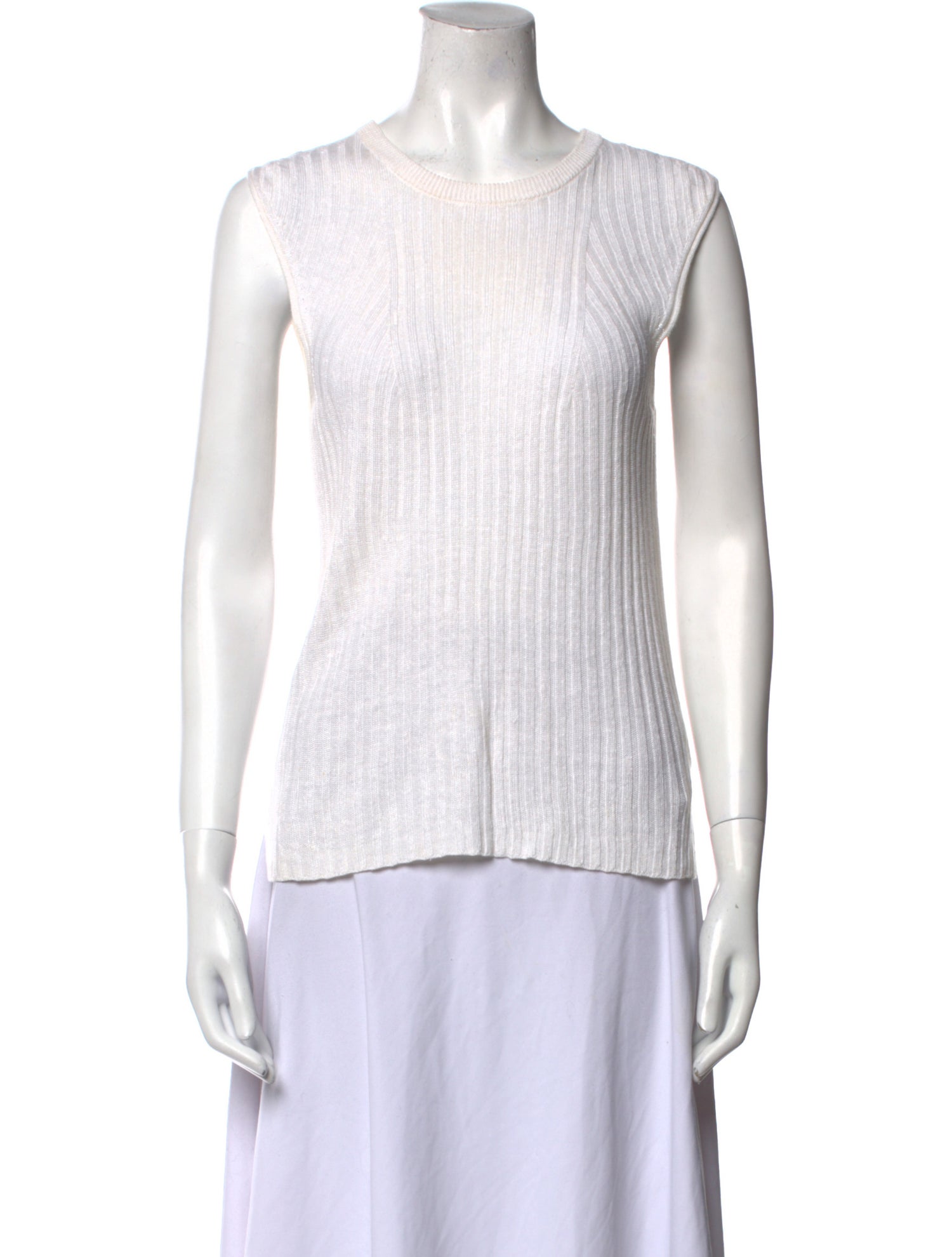 Theory Linen Scoop Neck Sweater