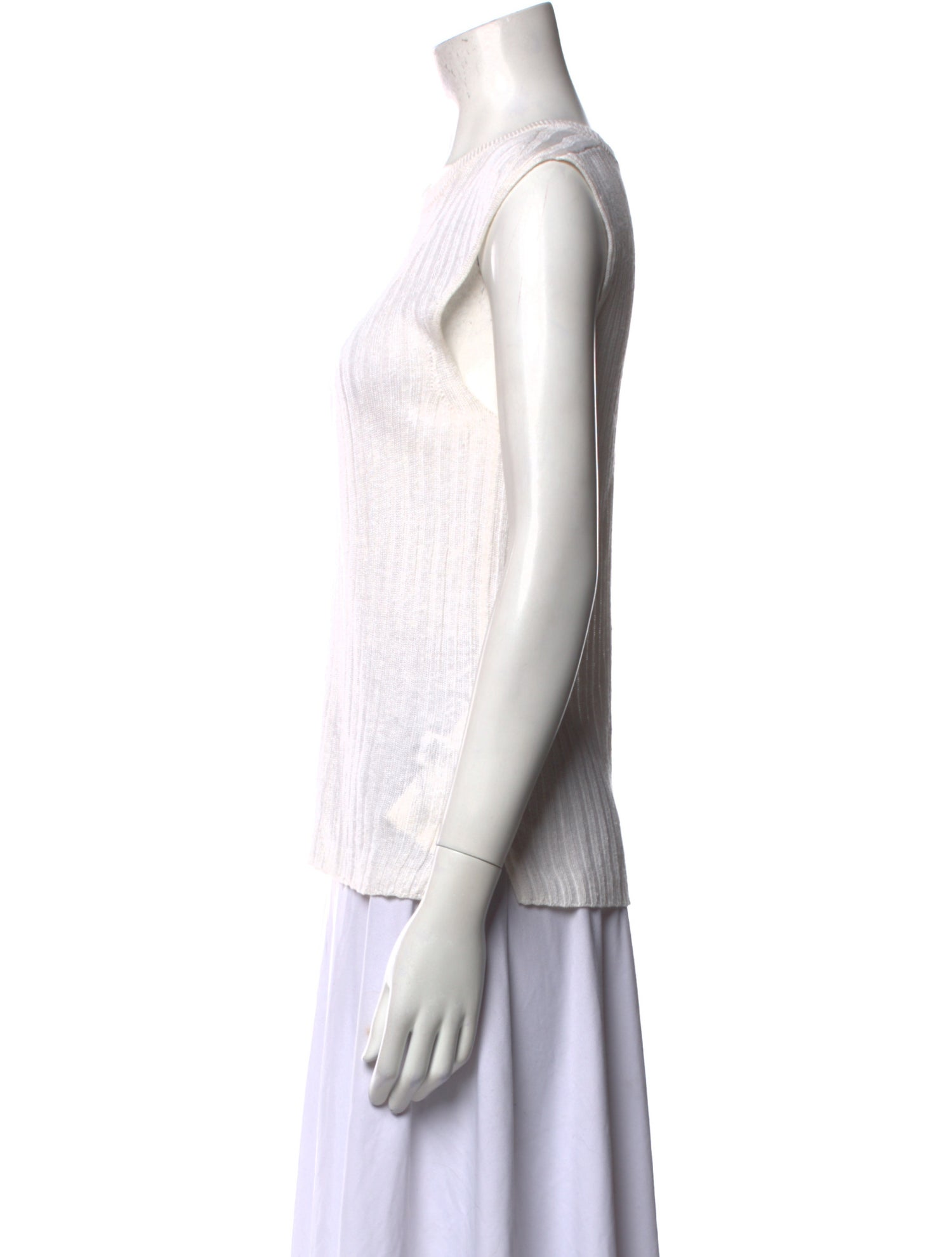 Theory Linen Scoop Neck Sweater