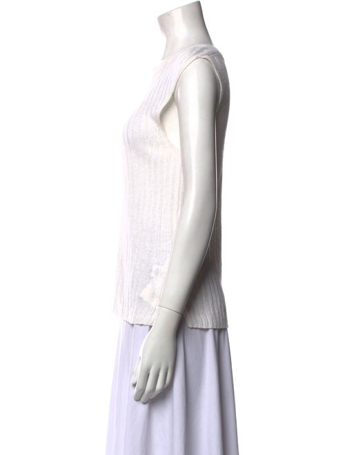 Theory Linen Scoop Neck Sweater