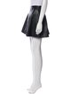 Theory Lamb Leather Mini Skirt