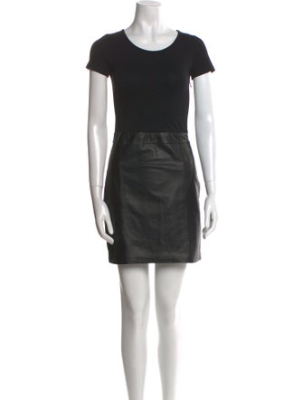 Theory Scoop Neck Mini Dress