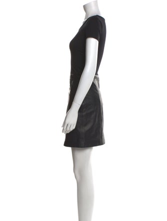 Theory Scoop Neck Mini Dress