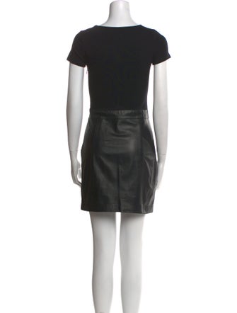 Theory Scoop Neck Mini Dress