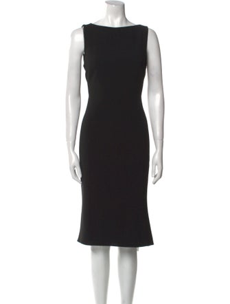 Theory Bateau Neckline Midi Length Dress