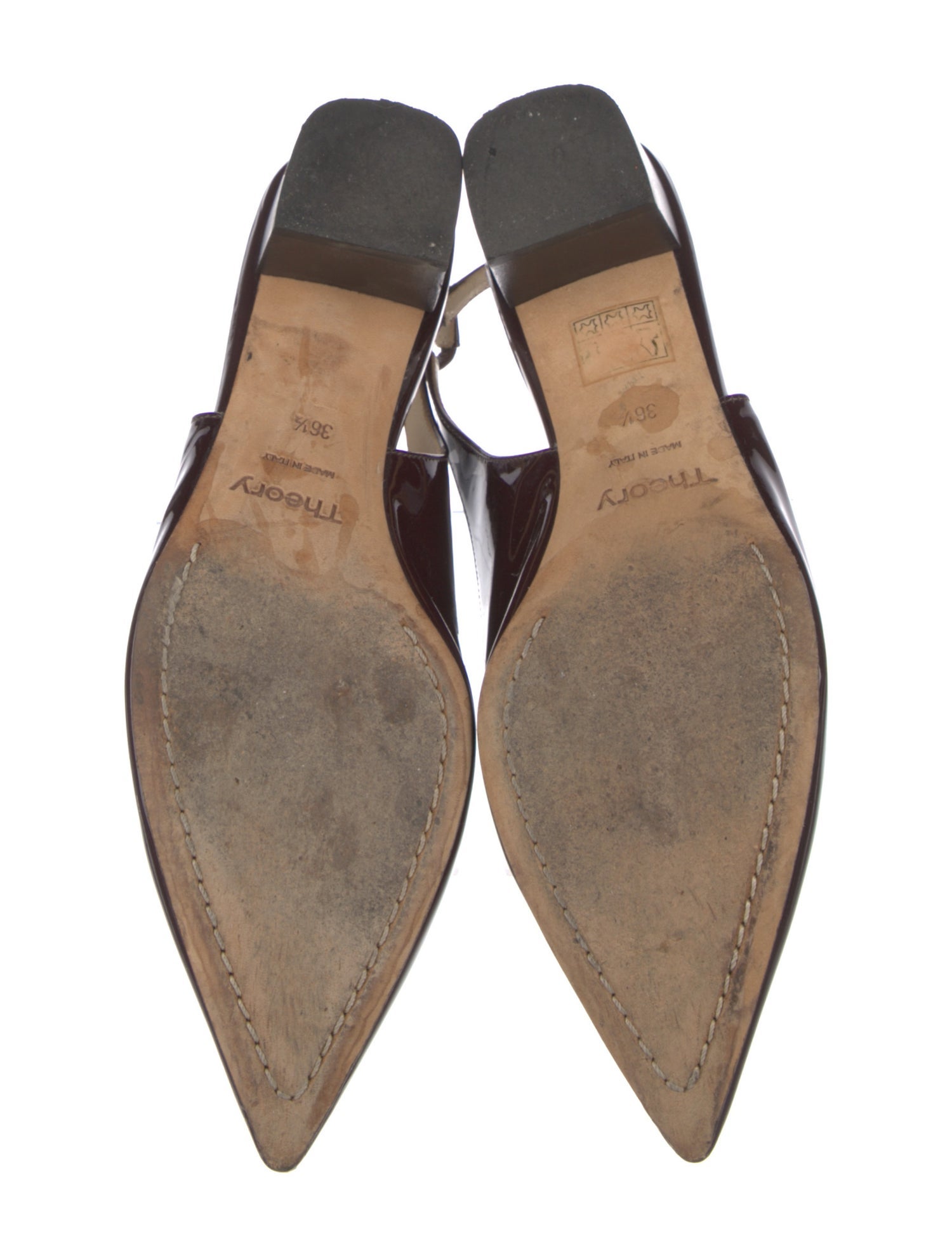 Theory Suede Slingback Pumps