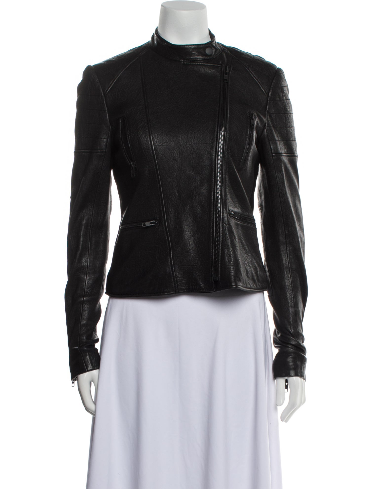 Theory Leather Biker Jacket