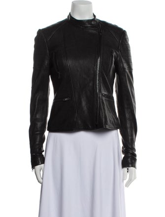 Theory Leather Biker Jacket