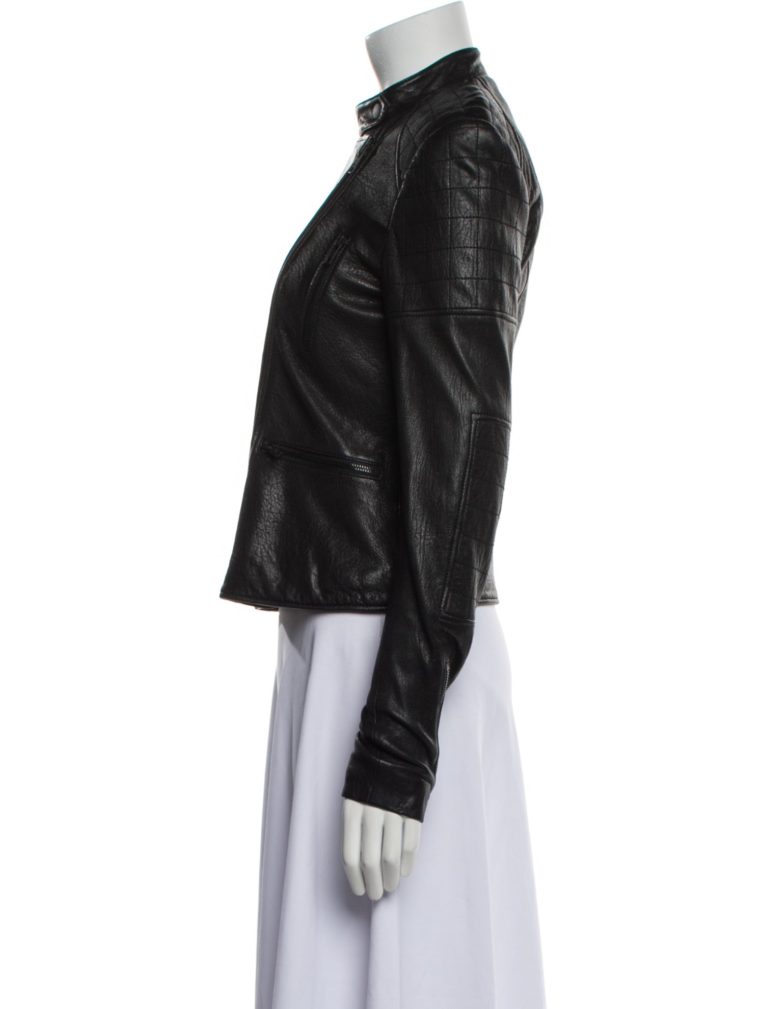 Theory Leather Biker Jacket