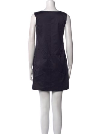 Theory Scoop Neck Mini Dress