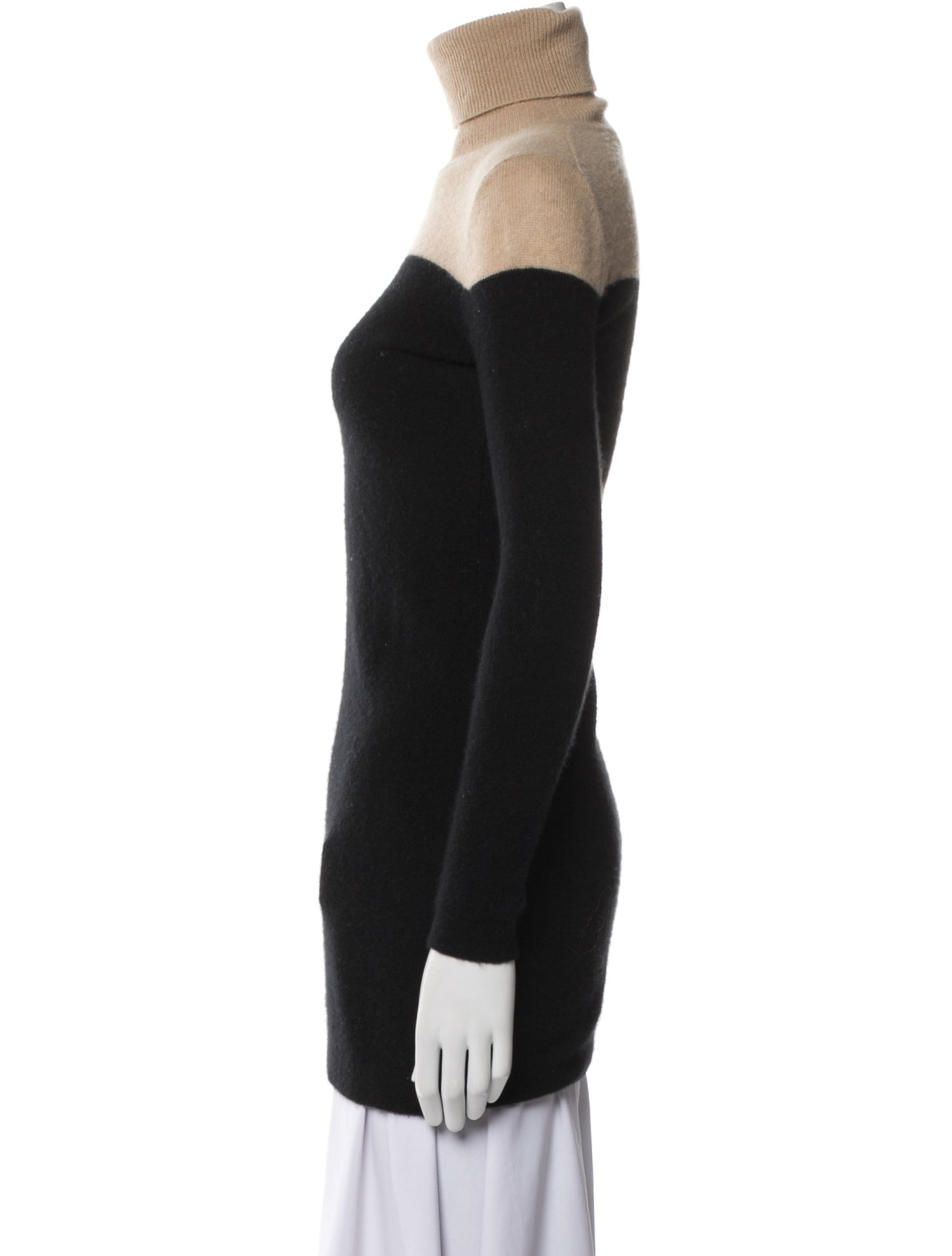 Theory Cashmere Colorblock Pattern Sweater