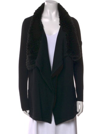 Theory Wool Open Front Sweater