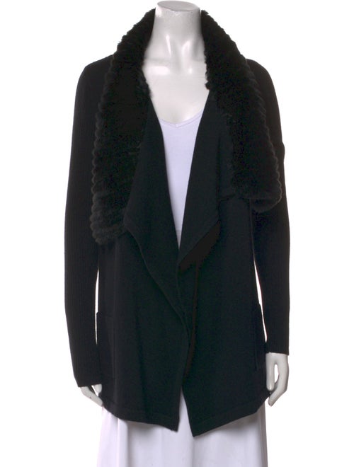 Theory Wool Open Front Sweater