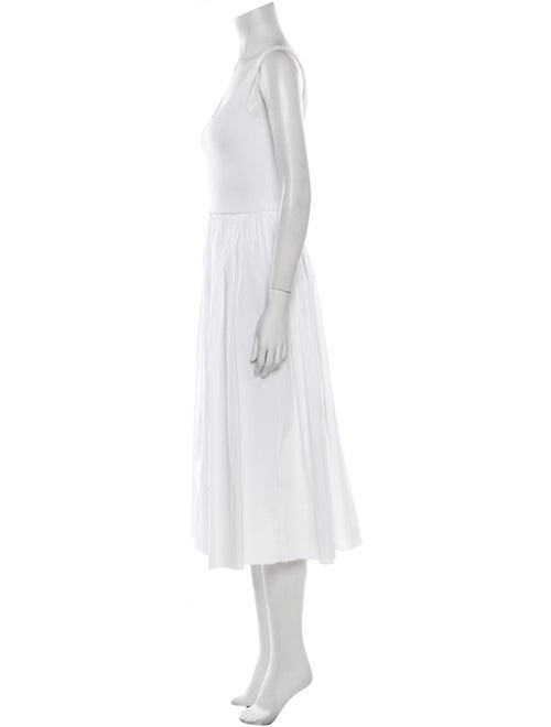 Theory Scoop Neck Midi Length Dress