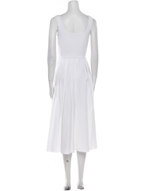 Theory Scoop Neck Midi Length Dress