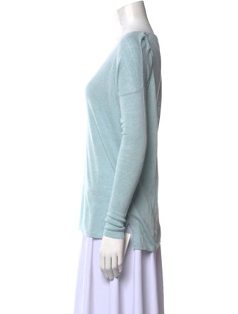 Theory Linen V-Neck Sweater